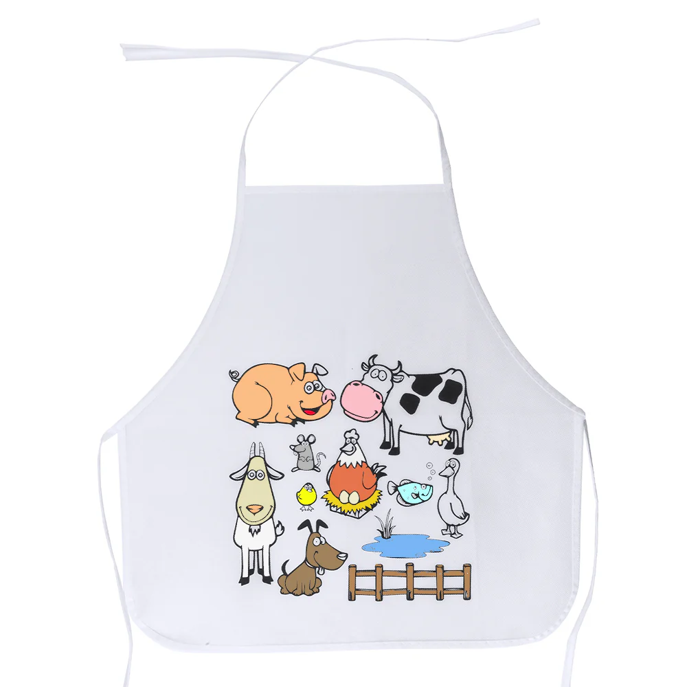 Șorț bucătărie de colorat - pentru copii, ideal pentru activități educative